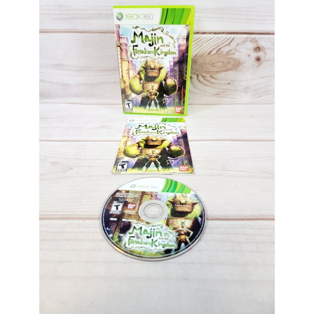 Majin and the Forsaken Kingdom Xbox 360 2010 CIB Complete Tested